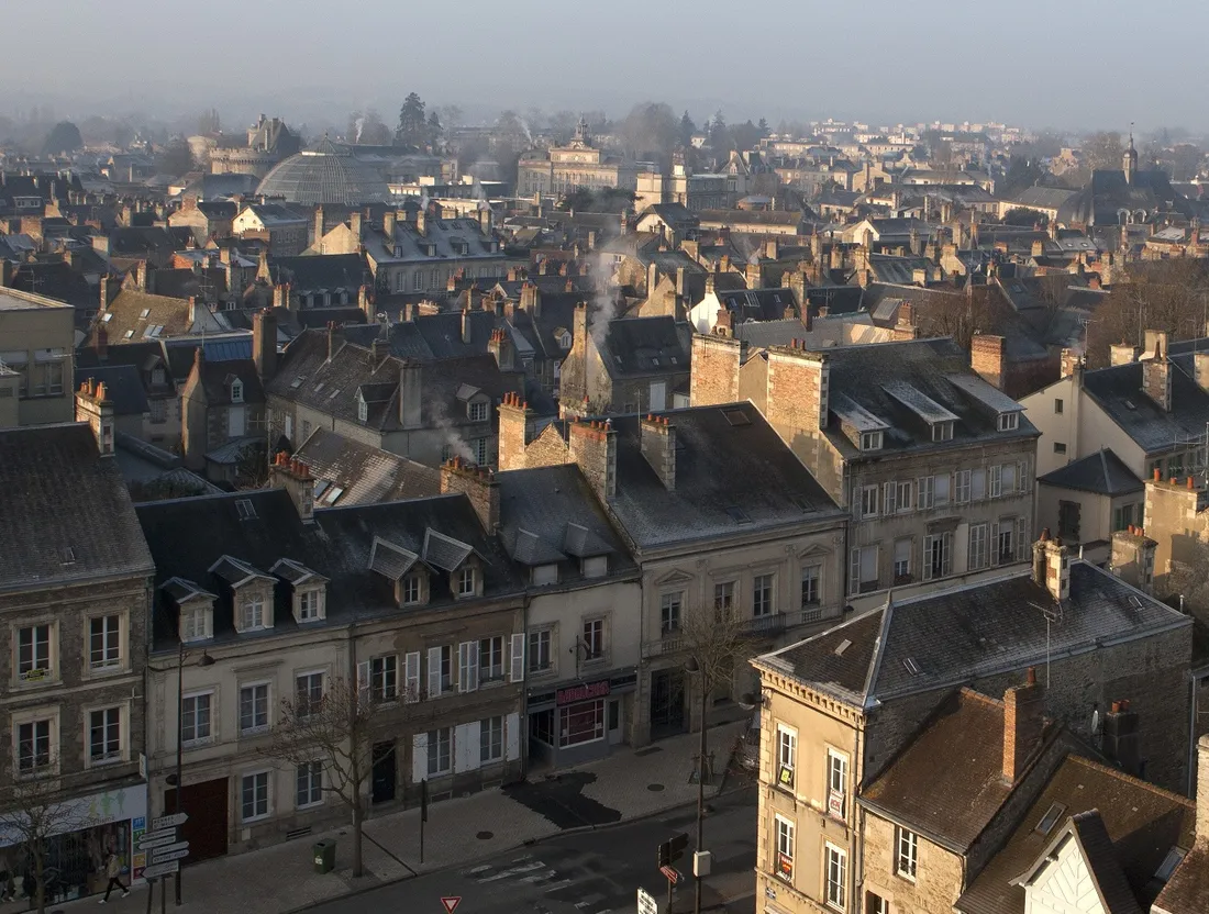 Alençon, vu du ciel